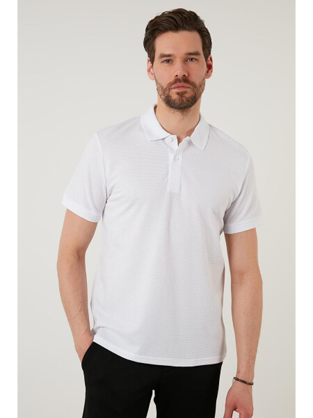 Regular Fit Cotton Button-Down Polo T-Shirt 5902326 - 7