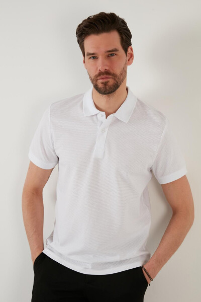 Regular Fit Cotton Button-Down Polo T-Shirt 5902326 - 6