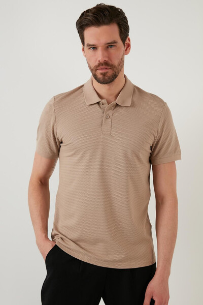 Regular Fit Cotton Button Down Polo T Shirt 5902326 - 9