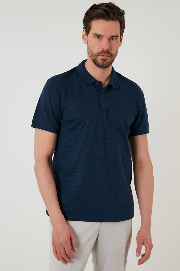 Regular Fit Cotton Button Down Polo T-Shirt 5902326 - 3