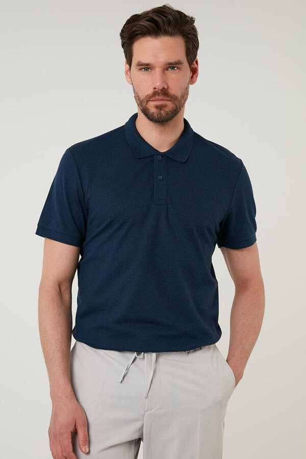 Regular Fit Cotton Button Down Polo T-Shirt 5902326 - 6