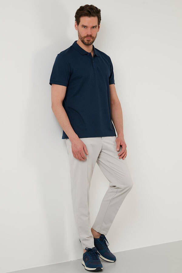 Regular Fit Cotton Button Down Polo T-Shirt 5902326 - 7