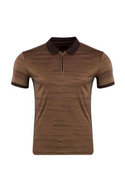 Regular Fit Fermuarlı Polo T-shirt - 4