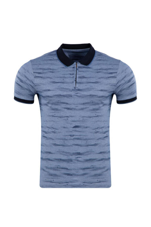 Regular Fit Fermuarlı Polo T-shirt - 1