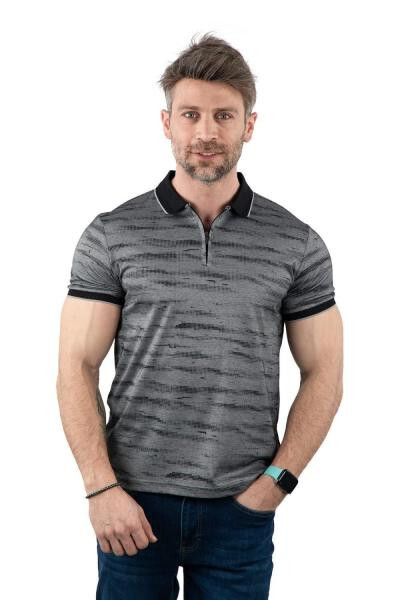 Regular Fit Fermuarlı Polo T-shirt - 6