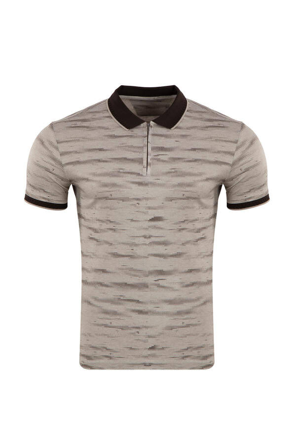 Regular Fit Fermuarlı Polo T-shirt - 1