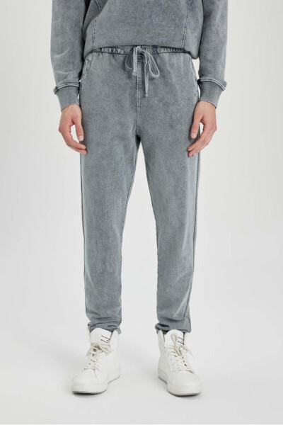 Regular Fit Fleto Pocket Sweatpants Grey - 8