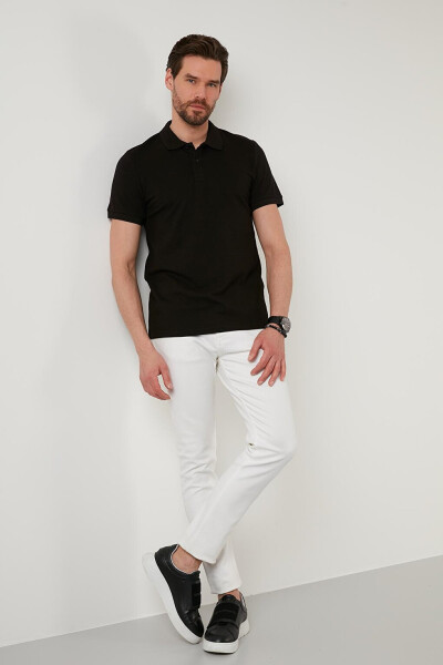 Regular Fit Pamuklu Düğmeli Polo T Shirt 5902326 - 1