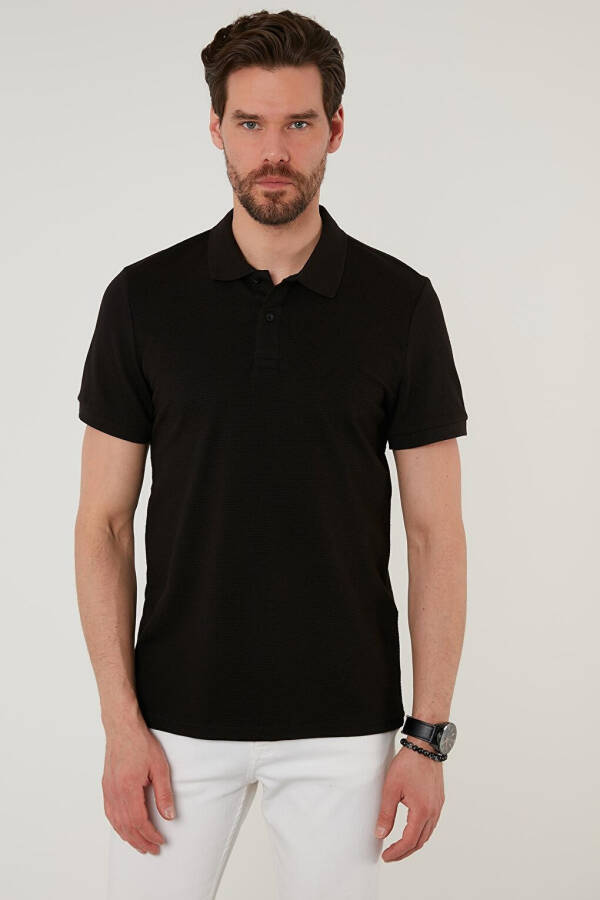 Regular Fit Pamuklu Düğmeli Polo T Shirt 5902326 - 3