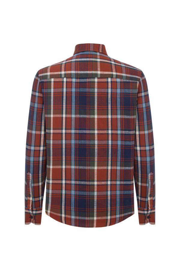 Regular Fit Plaid Shirt - 12