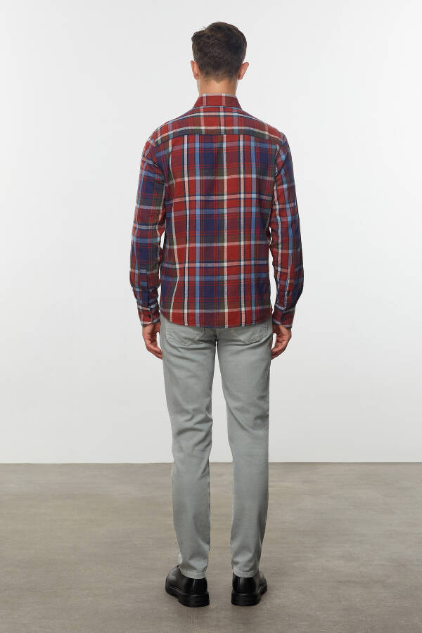 Regular Fit Plaid Shirt - 16