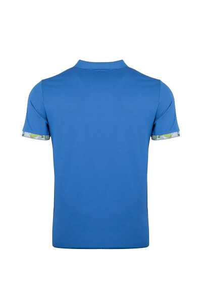 Regular Fit Polo Collar Printed T-shirt - 3