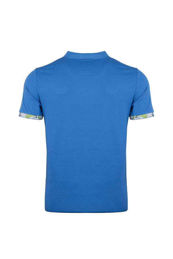 Regular Fit Polo Collar Printed T-shirt - 3