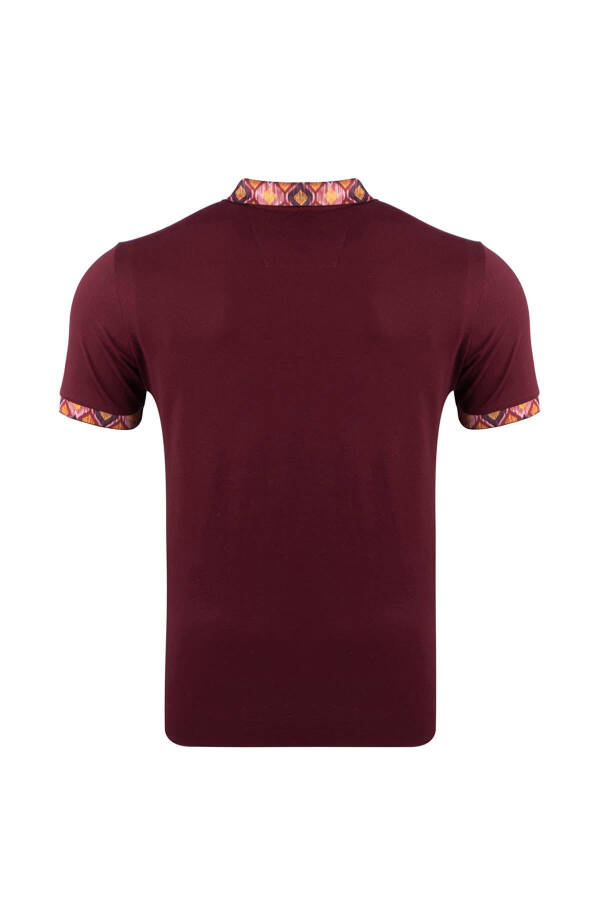 Regular Fit Polo Collar Printed T-shirt - 3