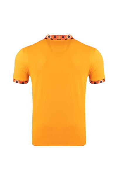 Regular Fit Polo Collar Printed T-shirt - 6