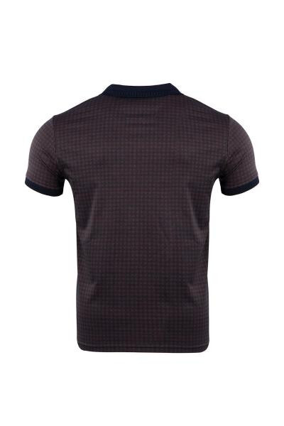 Regular Fit Polo Neck Zipper T-shirt - 6