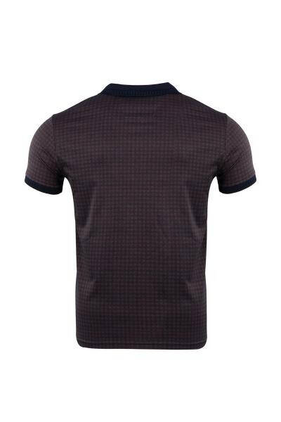 Regular Fit Polo Neck Zipper T-shirt - 6