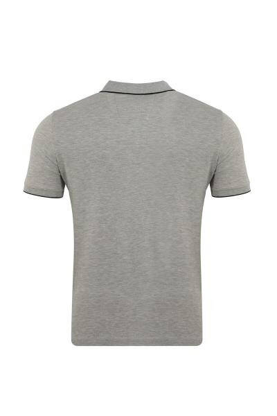 Regular Fit Polo Yaka Baskılı T-shirt - 6