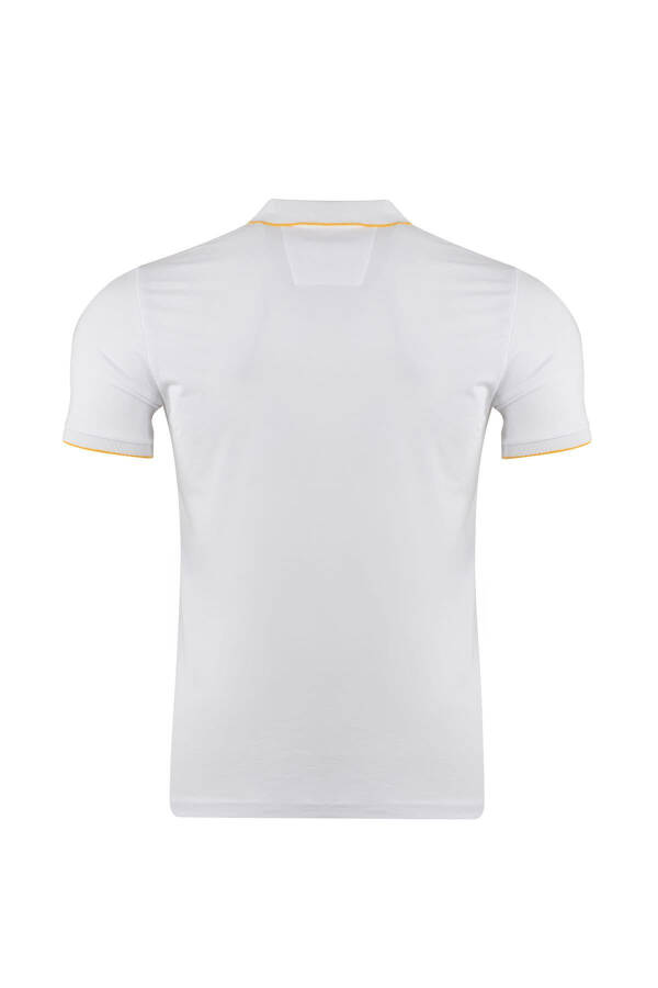 Regular Fit Polo Yaka Baskılı T-shirt - 3