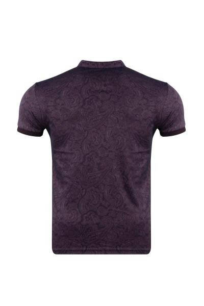 Regular Fit Polo Yaka Baskılı T-shirt - 6