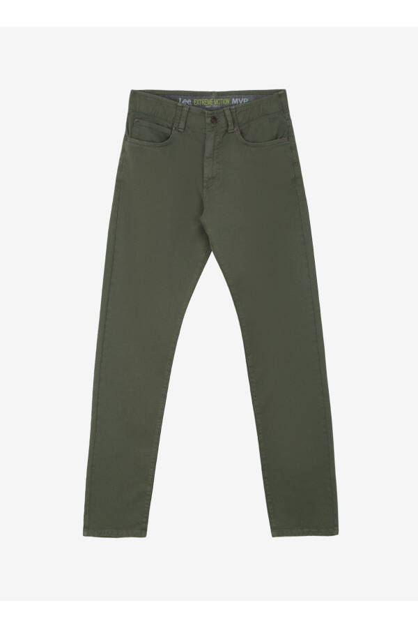 Regular Fit Slim Fit Olive Green Men's Chino Pants L72AA5708D31 ExtremeMotion Slim Pan - 6