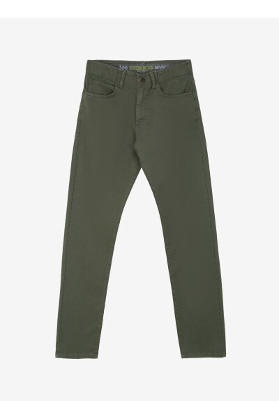 Regular Fit Slim Fit Olive Green Men's Chino Pants L72AA5708D31 ExtremeMotion Slim Pan - 4