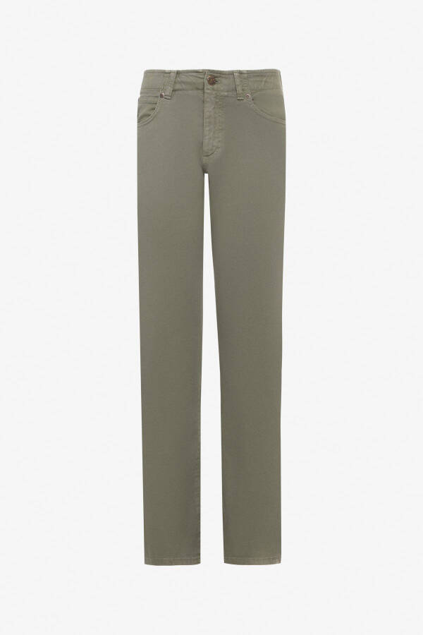 Regular Fit Slim Fit Olive Green Men's Chino Pants L72AA5708D31 ExtremeMotion Slim Pan - 2