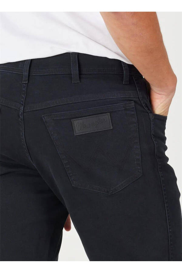 Regular Fit Straight Leg Black Texas Pants - 13