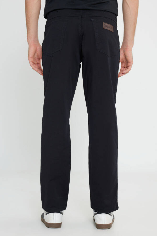 Regular Fit Straight Leg Black Texas Pants - 4