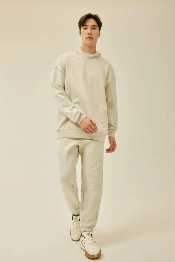 Regular Fit Sweatpants with Pockets - 12