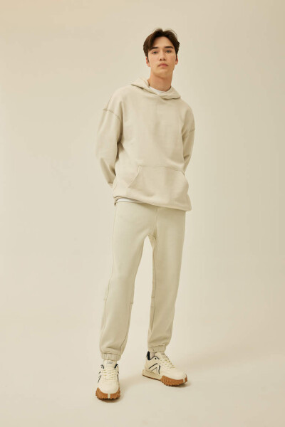 Regular Fit Sweatpants with Pockets - 2