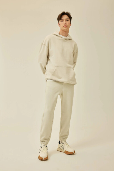 Regular Fit Sweatpants with Pockets - 11