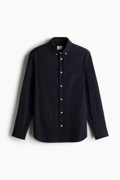 Regular Fit Textured Shirt - 3