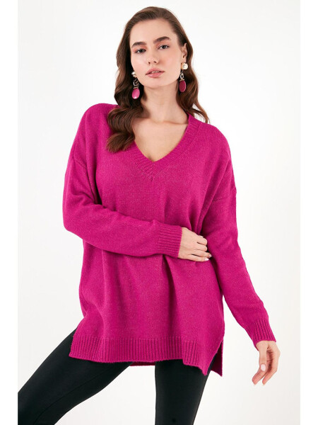 Regular Fit V-Neck Sweater 4616140 - 1