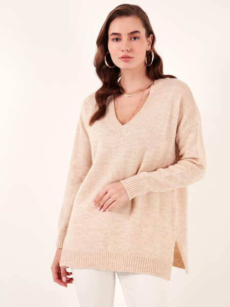 Regular Fit V-Neck Sweater 4616140 - 8