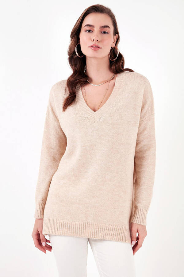 Regular Fit V-Neck Sweater 4616140 - 12