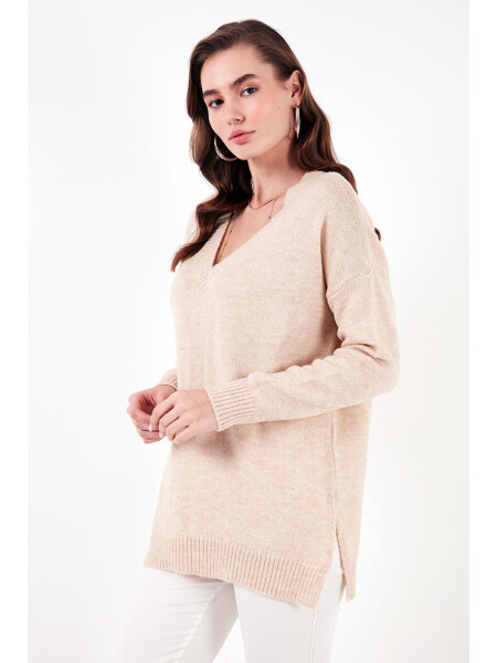 Regular Fit V-Neck Sweater 4616140 - 3