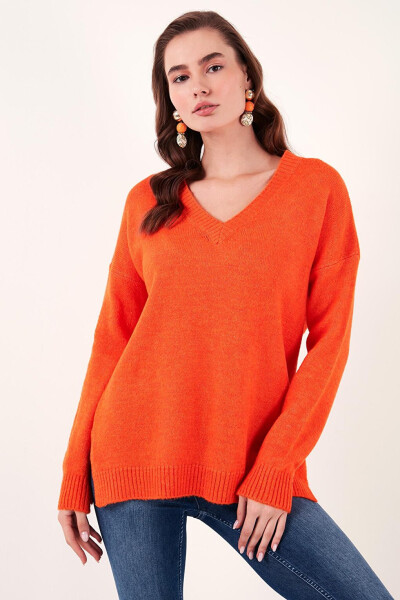 Regular Fit V-Neck Sweater 4616140 - 6