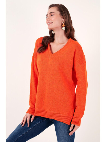 Regular Fit V-Neck Sweater 4616140 - 4