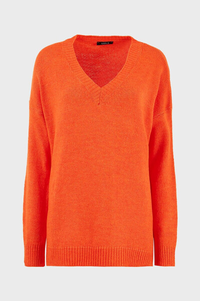 Regular Fit V-Neck Sweater 4616140 - 11