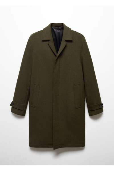 Regular fit wool coat - 3