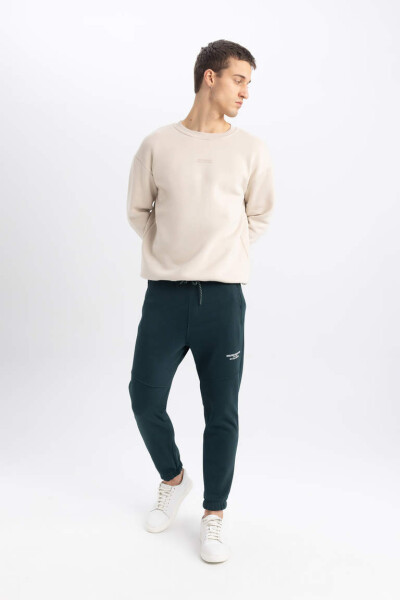 Regular Fit Zip Pocket Sweatpants Green - 2