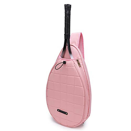 Rejolly Tennis Crossbody Bag Ko'krak Yelka Sumkasi Erkaklar Ayollar uchun Su o'tkazmaydigan Yostiqli Tikanli Sling Sumkasi Tennis Raketi, Pikap Topi Paddlelari, Badminton Raketi uchun - 1