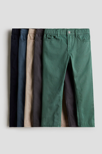 Relaxed Tapered Fit Pants - 1