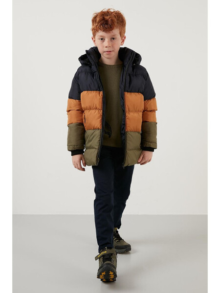 Removable Hooded Puffer Jacket with Plush Lining 57611967 - 7