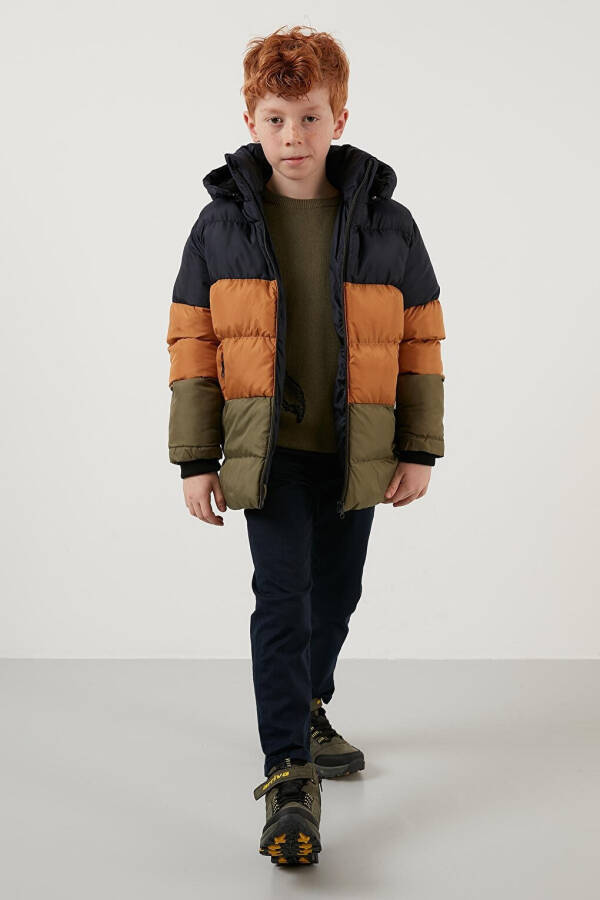 Removable Hooded Puffer Jacket with Plush Lining 57611967 - 2