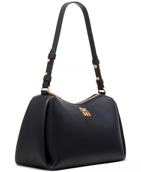 Remy Top Zip Shoulder Bag Blk/gold - 4