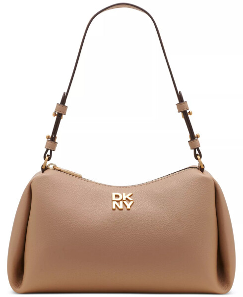 Remy Top Zip Shoulder Bag Cappuccino - 1