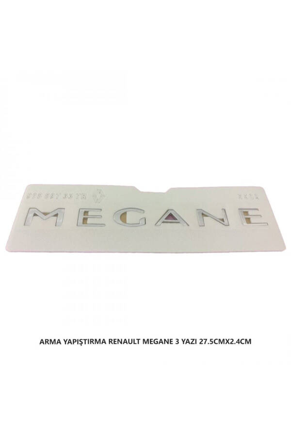 Renault Megane 3 emblema bagaj yopishtiruvchi stiker 27,5cmx2,4cm 5509 - 3