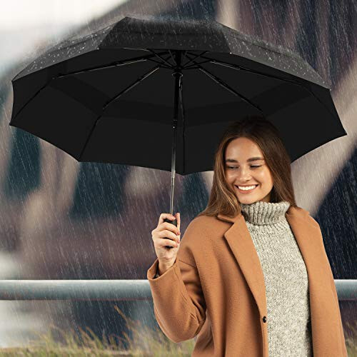 Repel Travel Umbrella: Windproof Travel Umbrella and Compact Mini - Perfect for Car, Golf, and On-the-Go. Small Travel Umbrella Compact Mini, Windproof and Strong - 3